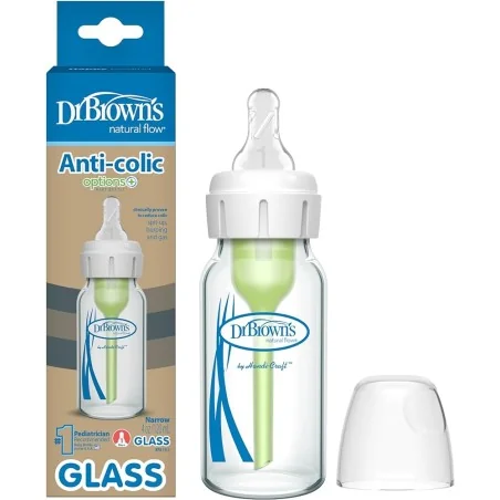 DR BROWN’S BIBERON COLE ETROIT EN VERRE 250ML SB41001