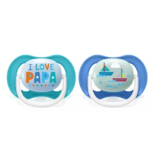 AVENT SUCETTES ORTHO 6-18 BOY PAP-BOAT - SCF080/03