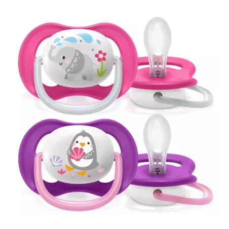 AVENT SUCETTE ORTHO 6-18M GRL ELEP/PENG - SCF080/08