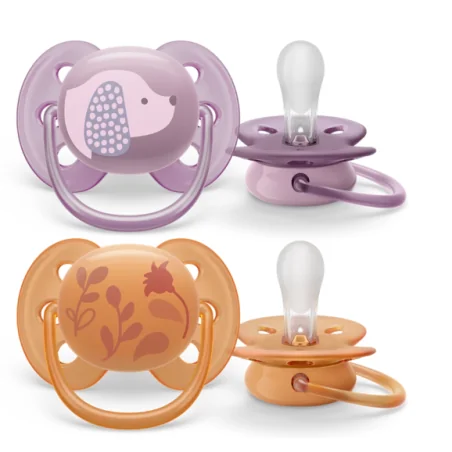 AVENT SUCETTE SOFT 6-18M GIRL SCF091/18
