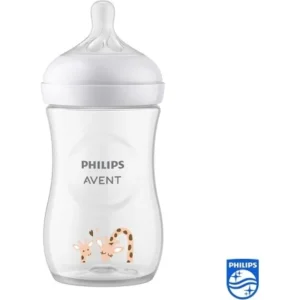 AVENT BIBERON NATURAL 3.0 TEAT 1M+ 260ML DECO GIRAFFE SCY903/66