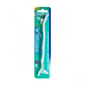 GUM MANCHE CLICK KIT PORTE BROSSE AVEC 2 BROSSETTES 625