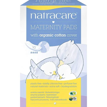 NATRACARE SERVIETTE METERNITE 10U