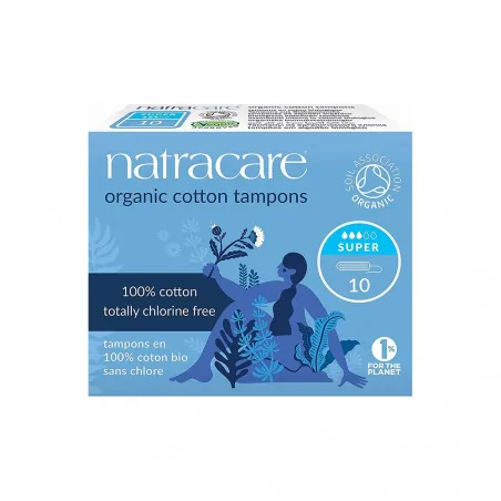 NATRACARE TAMPONS SUPER SANS APPLICATEUR 10U