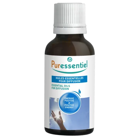 PURESSENTIEL HUILE ESSENTIELLES POUR DIFFUSION ÉNERGIE POSITIVE 30ML