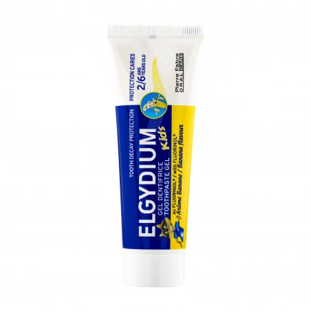 ELGYDIUM KIDS BANANE 2/6 ANS - DENTIFRICE ENFANT 50 ML