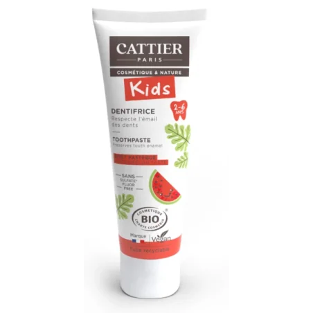 CATTIER DENTIFRICE 2 - 6 ANS GOUT PASTEQUE 50ML