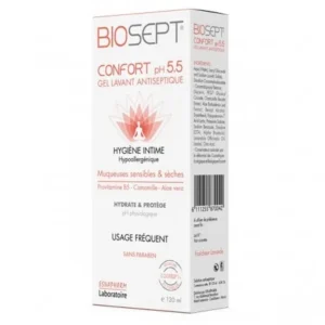 BIOSEPT 5.5 GEL NETTOYANT TRAITANT 120ML