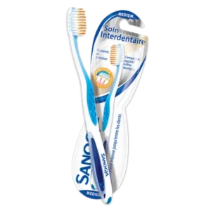 SANOGYL BROSSE À DENTS INTERDENTAIRE MEDIUM ROSE, BLEU, VERT