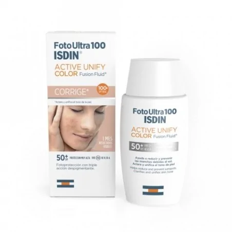 ISDIN FOTO ULTRA 100 ACTIVE UNIFY FUSION FLUID COLOR SPF 100+ 50 ML