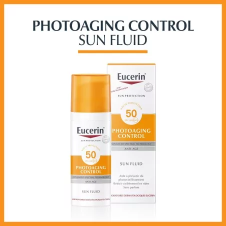 EUCERIN SUN PROTECTION PHOTOAGING CONTROL FLUIDE ANTI-ÂGE SPF 50+ - 50ML