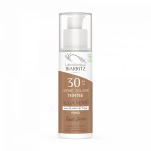 BIARRITZ ALGAMARIS - CRÈME SOLAIRE VISAGE TEINTÉE SPF30 DORÉE