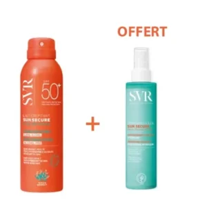 SVR SUN SECURE LAIT SPF50+ 200ML ACHETE + SUN SECURE SPRAY APRES SOLEIL 200ML OFFERT
