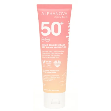 ALPHANOVA CRÈME SOLAIRE VISAGE TRÈS HAUTE PROTECTION SPF 50+