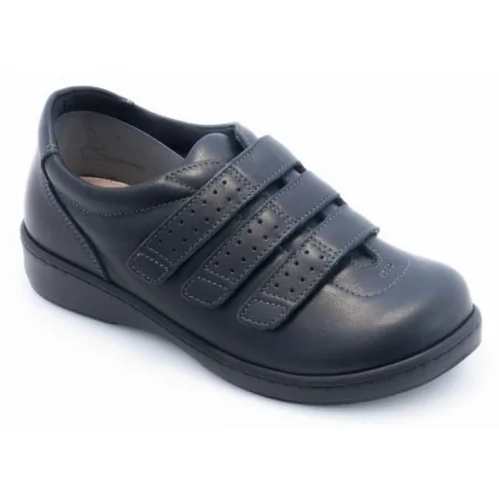 PODOWELL CHAUSSURE POUR DIABÉTIQUE CUIR - HOMME ET FEMME AQUITAINE NOIR - SWAQN