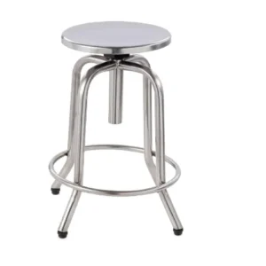 TABOURET FIXE EN INOX AVEC FILTAGE L8072