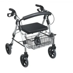 ROLLATOR 4 ROUES AVEC SIÈGE ET DOSSIER L3004