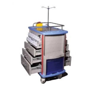 CHARIOT À MÉDICAMENTS À 5 TIROIRS L8124