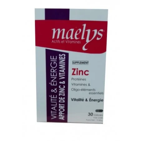 MAELYS ZINC & VITAMINES B VITALITÉ 30 GÉLULES