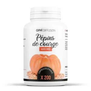 GPH DIFFUSION PEPINS DE COURGE 200 CAPSULES
