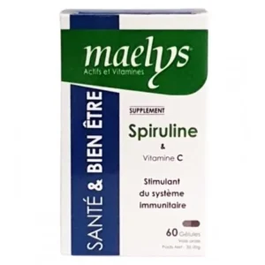 MAELYS SPIRULINE & VITAMINE C 60 GÉLULES