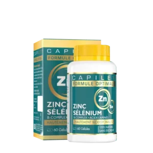 CAPILEV ZINC SELENIUM 60GELULES