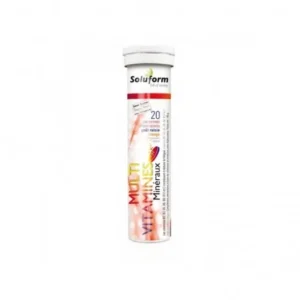 SOLUFORM MULTI VITAMINES MINERAUX 20 COMPRIMES