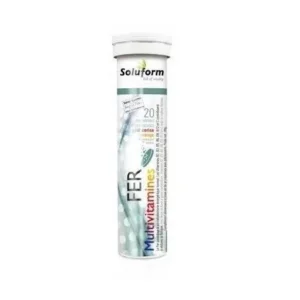 SOLUFORM FER MULTI VITAMINES 20 COMPRIMES