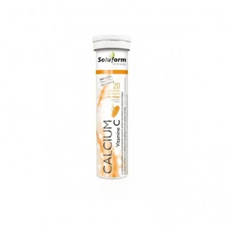 SOLUFORM CALCIUM VITAMINE C 20 COMPRIMES