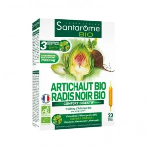 SANTAROME ARTICHAUT BIO RADIS NOIR BIO 20 AMPOULES