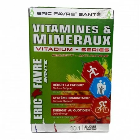 ERIC FAVRE VITAMINE & MINERAUX 30CPS