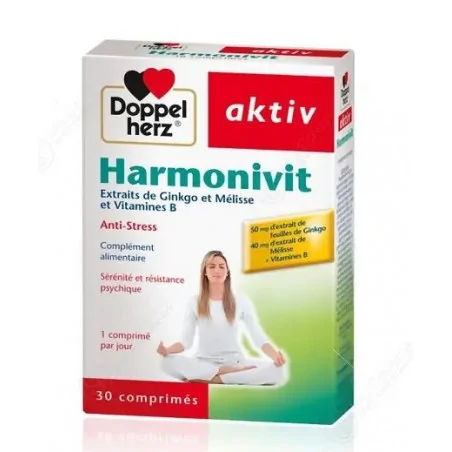 DOPPEL HERZ AKTIV HARMONIVIT ANTI-STRESS 30 COMPRIMÈS