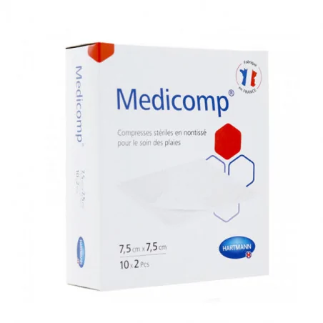 HARTMANN MEDICOMP COMPRESSE 7.5*7.5 20U