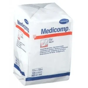 HARTMANN MEDICOMPRESSES 7.5*7.5CM 100/BOITE
