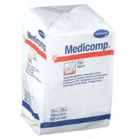 HARTMANN MEDICOMPRESSES 7.5*7.5CM 100/BOITE