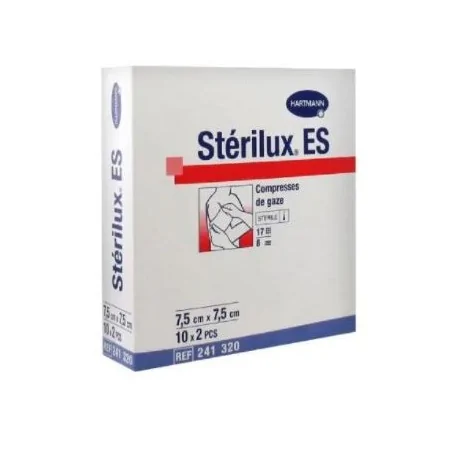HARTMANN STERILUX ES COMPRESSE DE GAZE 7.5*7.5