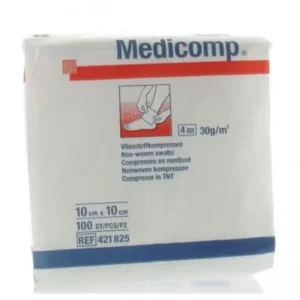 HARTMANN MEDICOMPRESSES 10*10CM 100/BOITE