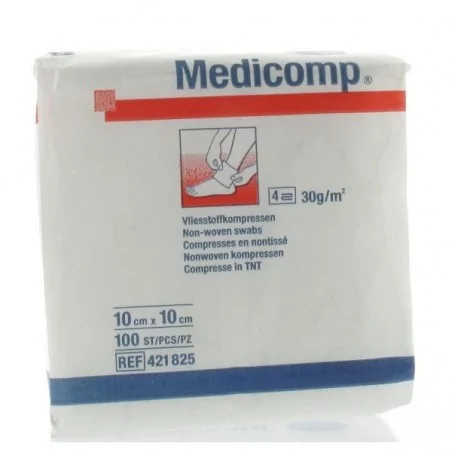 HARTMANN MEDICOMPRESSES 10*10CM 100/BOITE