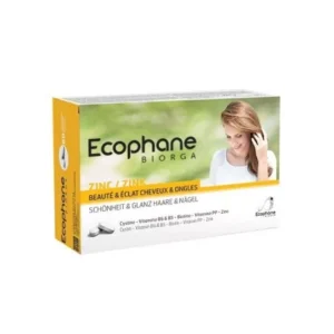 BIORGA ECOPHANE BEAUTE ET ECLAT CHEVEUX ET ONGLES 60 COMPRIMES