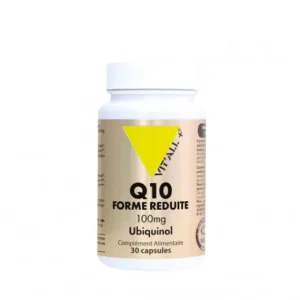 VIT’ALL+ Q10 RÉDUIT 100MG – UBIQUINOL 30 CAPSULES