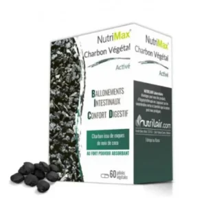 NUTRIMAX CHARBON VEGETAL ACTIVE 60 GELULES