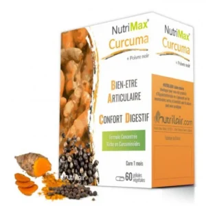 NUTRIMAX CURCUMA + POIVRE NOIR 60 GELULES