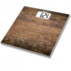 BEURER PÈSE PERSONNE EN VERRE GS-203 WOOD