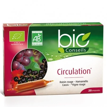 BIO CONSEILS CIRCULATION AMPOULES BIO 20 AMPOULE