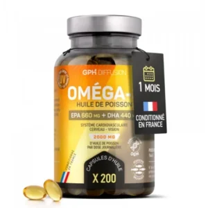 GPH DIFFUSION OMEGA 3 200 CAPSULES
