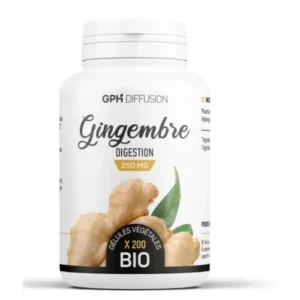 GPH DIFFUSION GINGEMBRE BIO 200 GÉLULES