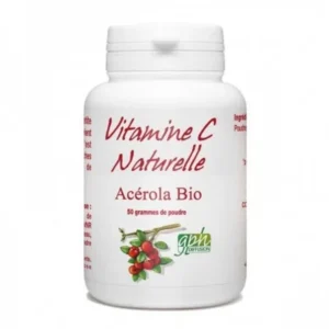 GPH DIFFUSION VITAMINE C ACÉROLA BIO POUDRE - 50 GRAMMES