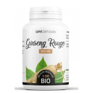 GPH DIFFUSION GINSENG ROUGE BIO 200 GÉLULES