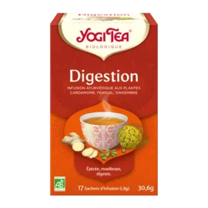YOGI TEA DIGESTION 17X2G (CARDAMOME, FENOUIL, CORIANDRE, GINGEMBRE)