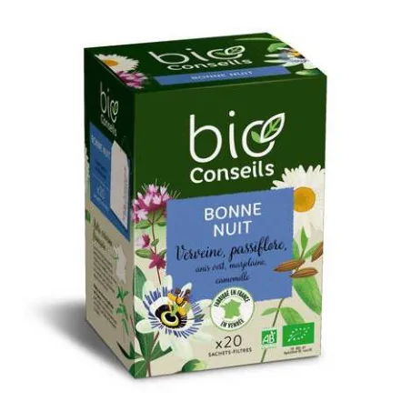 BIO CONSEILS INFUSION BONNE NUIT BIO 20 SACHETS